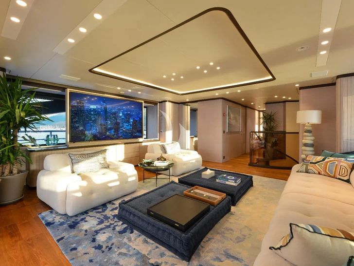 LUMIERE Benetti B.Now 50m Oasis - sky lounge other angle LUMIERE Benetti B.Now 50m Oasis - sky lounge other angle