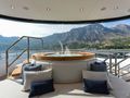 LUMIERE Benetti B.Now 50m Oasis - sun deck jacuzzi and seating LUMIERE Benetti B.Now 50m Oasis - sun deck jacuzzi and seating