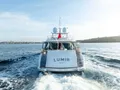LUMIR Heesen 3700 - cruising aft shot LUMIR Heesen 3700 - cruising aft shot