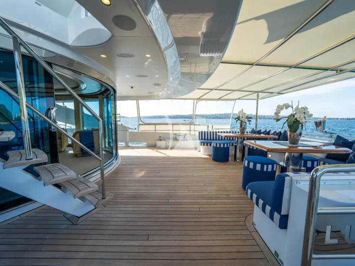 LUMIR Heesen 3700 - main aft deck LUMIR Heesen 3700 - main aft deck