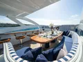 LUMIR Heesen 3700 - sundeck bar and alfresco dining area LUMIR Heesen 3700 - sundeck bar and alfresco dining area