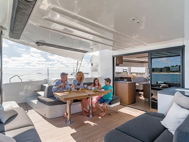 Lagoon 50 Catamaran Aft Deck