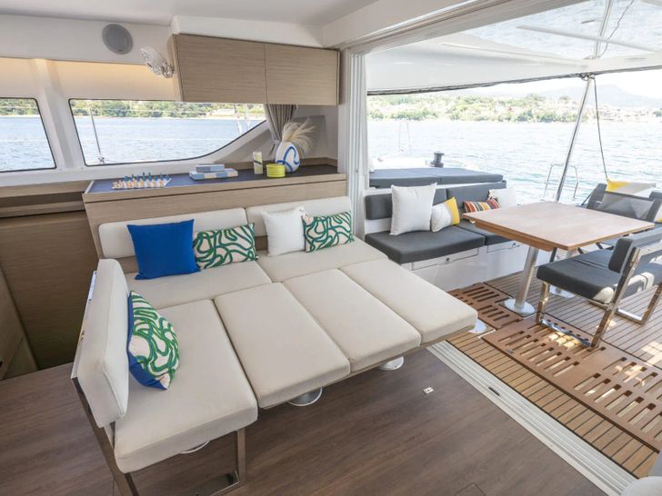 Lagoon 43 - saloon and aft deck access Lagoon 43 - saloon and aft deck access
