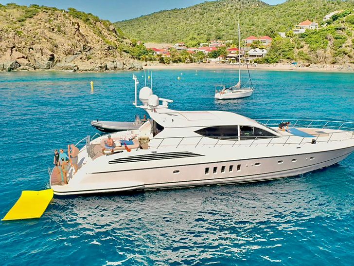 Leopard 80 St Barths Day Charter Yacht - profile Leopard 80 St Barths Day Charter Yacht - profile