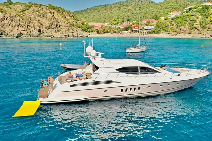 Charter Yacht LEOPARD 80 - St Barths Day Charter Yacht - Gustavia - Colombier Beach - Shell Beach