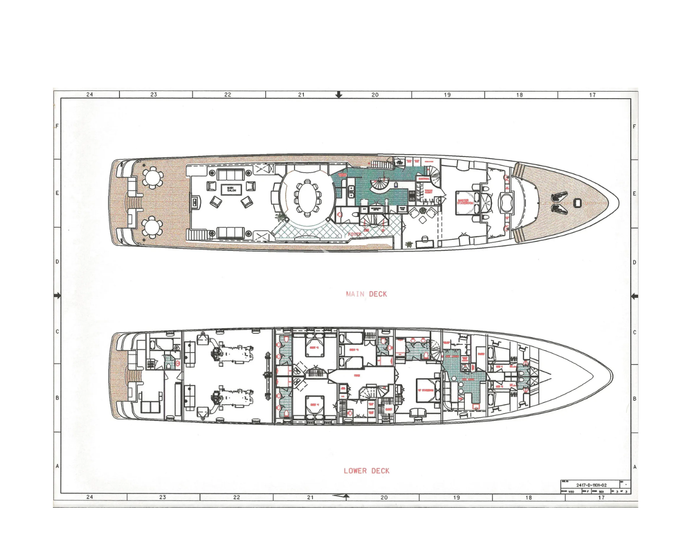 Layout for M3 Intermarine Savannah 147 - layout