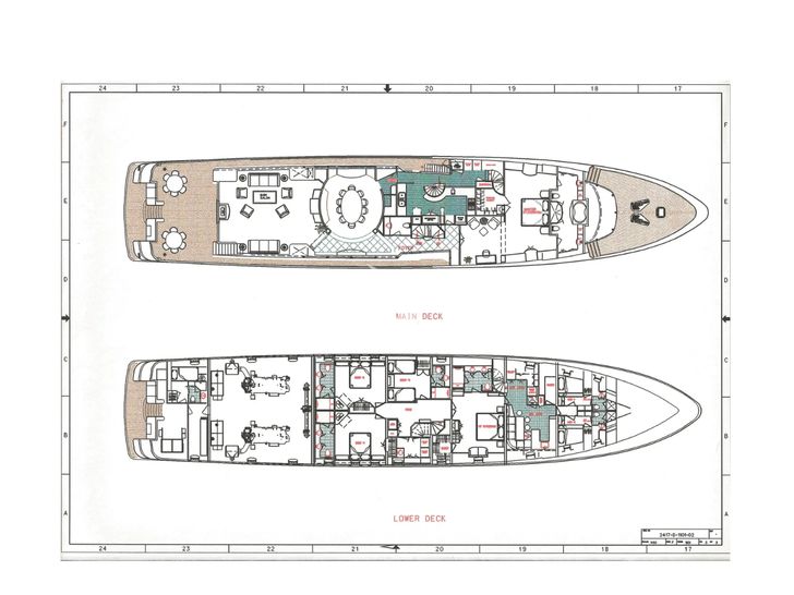 M3 Intermarine Savannah 147 - layout M3 Intermarine Savannah 147 - layout