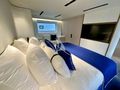 M7 Canados Gladiator 961 - master cabin bed with TV M7 Canados Gladiator 961 - master cabin bed with TV