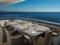 MABROUK Cantieri di Pisa Akhir 38 - aft deck dining MABROUK Cantieri di Pisa Akhir 38 - aft deck dining