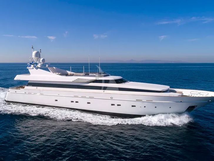 MABROUK Cantieri di Pisa Akhir 38 - cruising side profile MABROUK Cantieri di Pisa Akhir 38 - cruising side profile