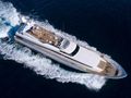 MABROUK Cantieri di Pisa Akhir 38 - top aerial shot cruising MABROUK Cantieri di Pisa Akhir 38 - top aerial shot cruising