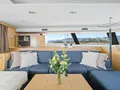 MAGEC Fountaine Pajot Victoria 67 saloon seating area MAGEC Fountaine Pajot Victoria 67 saloon seating area
