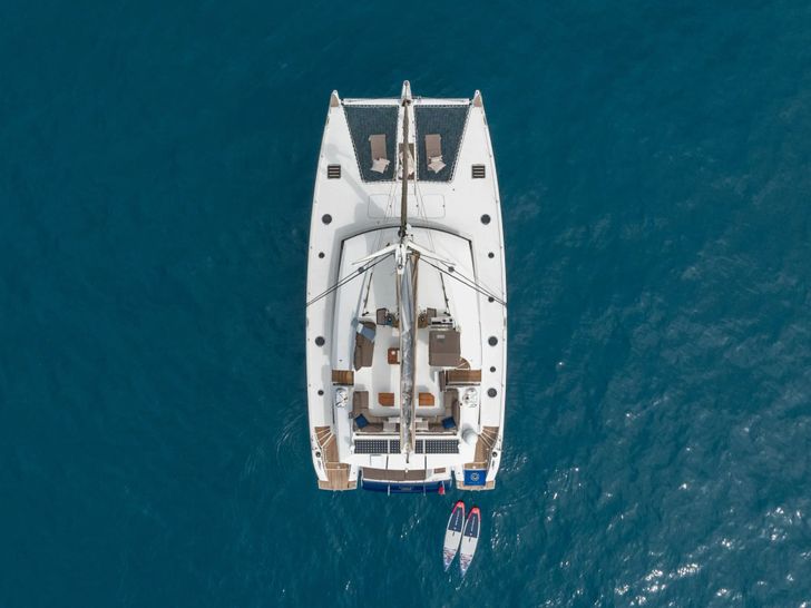 MAGEC Fountaine Pajot Victoria 67 top aerial shot MAGEC Fountaine Pajot Victoria 67 top aerial shot