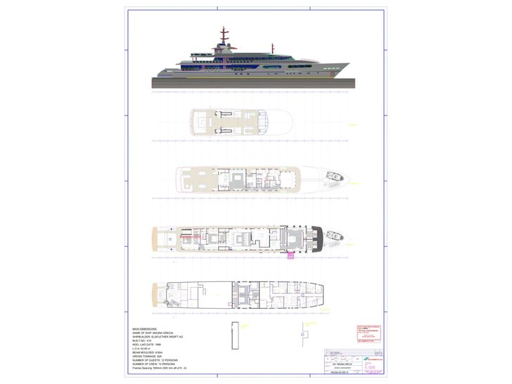MAGNA GRECIA Custom 63m - layout MAGNA GRECIA Custom 63m - layout