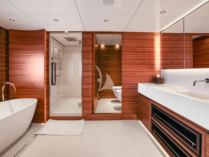 MAGNA GRECIA Custom 63m - master cabin bathroom 1 MAGNA GRECIA Custom 63m - master cabin bathroom 1