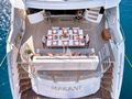 MAKANI II Sunseeker Predator 115 - aft deck top shot MAKANI II Sunseeker Predator 115 - aft deck top shot