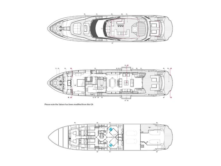 MAKANI II Sunseeker Predator 115 - layout MAKANI II Sunseeker Predator 115 - layout