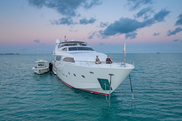 Charter Yacht MAMBO - Ferretti 112 - 4 Cabins - Nassau - Marsh Harbour - Exumas - Bahamas