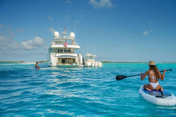 Charter Yacht MAMBO - Ferretti 112 - 4 Cabins - Nassau - Marsh Harbour - Exumas - Bahamas