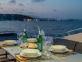 MANARA PRIMA 70 Azimut - alfresco dinner set up MANARA PRIMA 70 Azimut - alfresco dinner set up