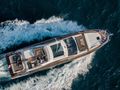 MANARA PRIMA 70 Azimut - cruising aerial shot MANARA PRIMA 70 Azimut - cruising aerial shot
