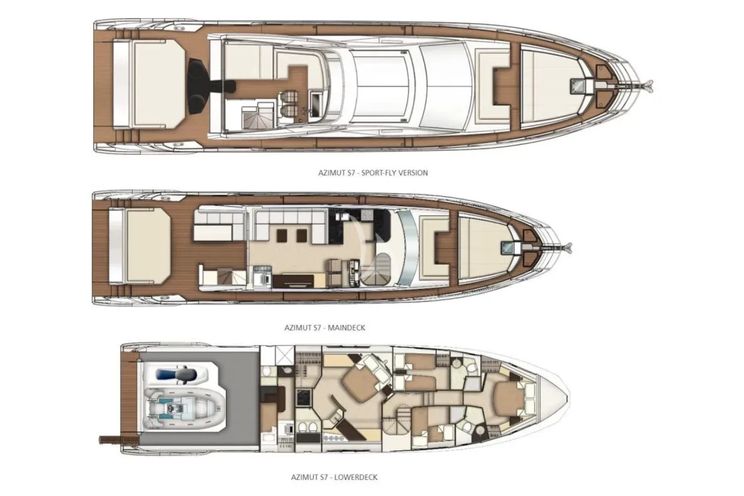 Layout for MANARA PRIMA 70 Azimut - layout