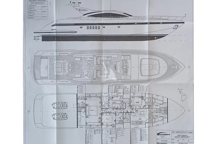 Layout for MANU Mangusta 92 - layout