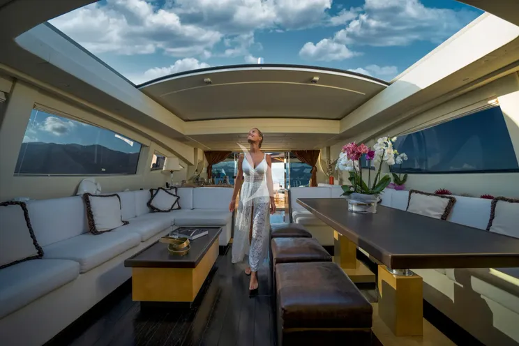 Charter Yacht MANU - Mangusta 92 - 4 Cabins - Porto Cervo - Olbia - Portisco - La Maddalena - Sardinia - Italy