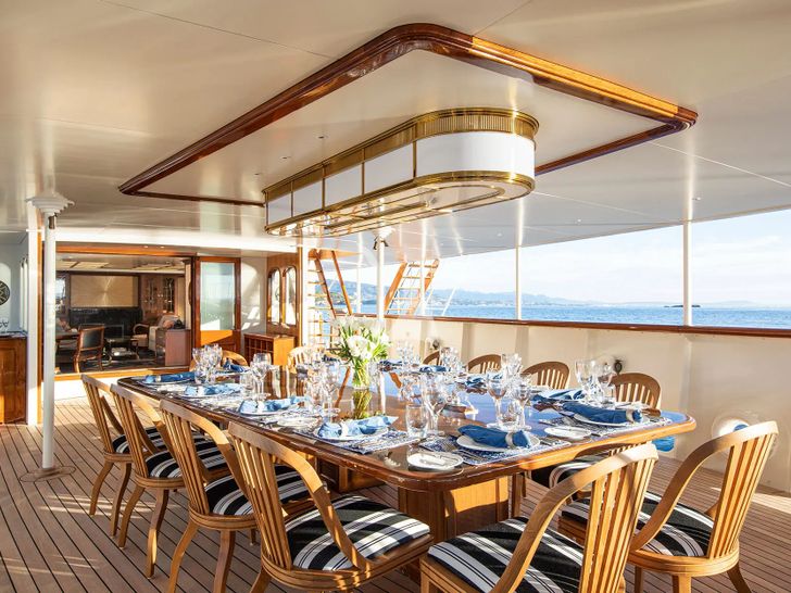 MARALA Camper&Nicholsons 58m - alfresco dining area MARALA Camper&Nicholsons 58m - alfresco dining area