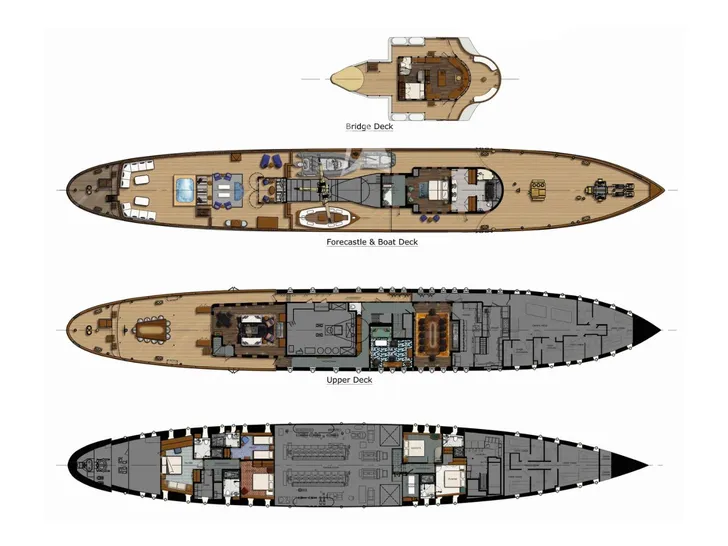 MARALA Camper&Nicholsons 58m - layout MARALA Camper&Nicholsons 58m - layout