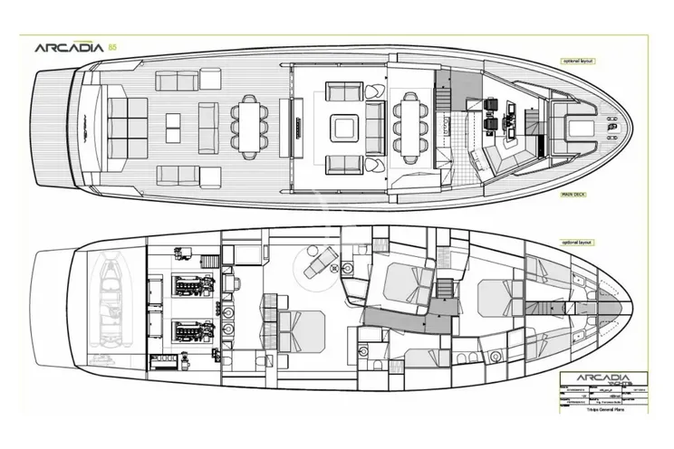 Layout for MARCELLO Arcadia 85 - layout