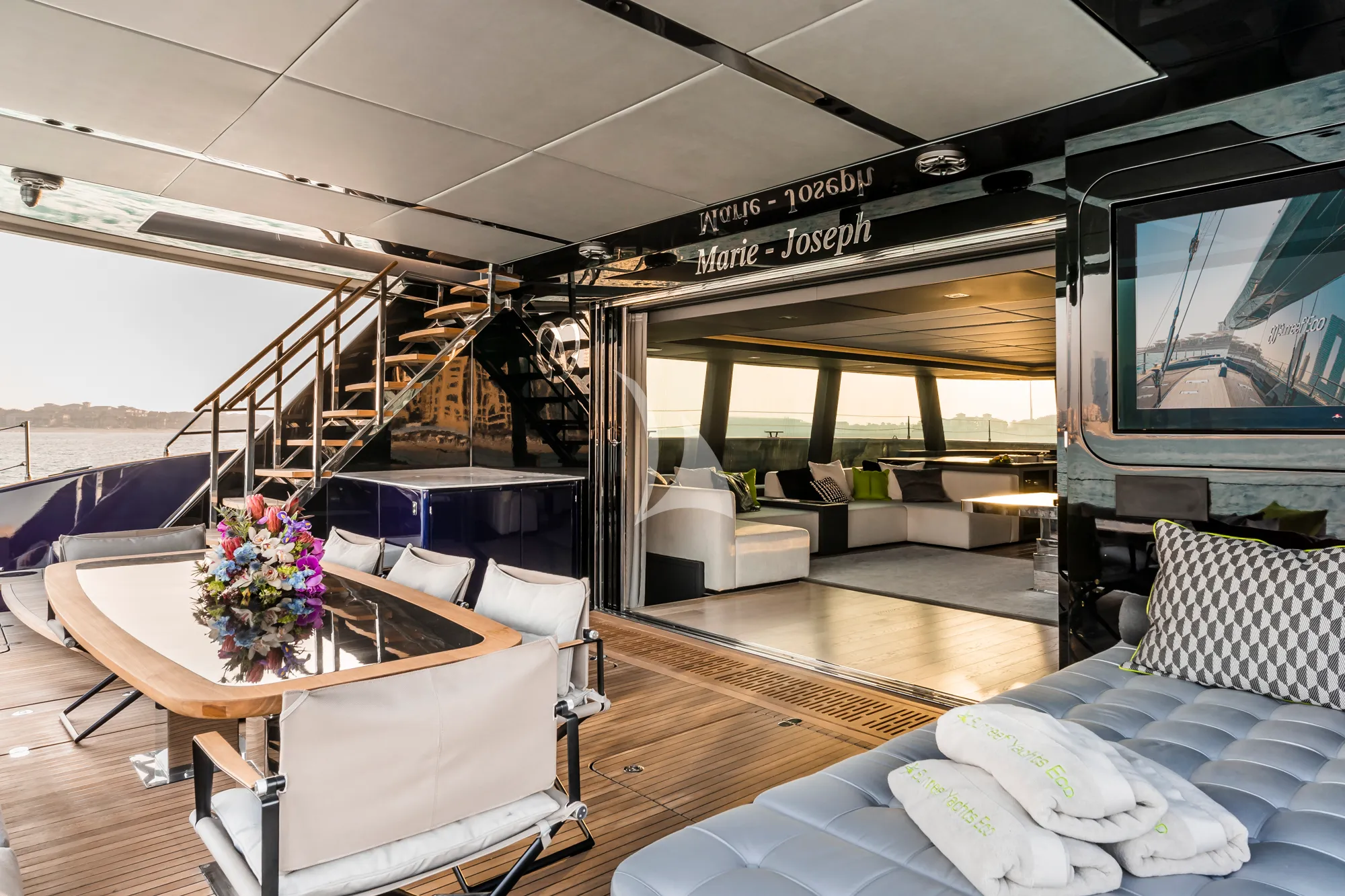 MARIE JOSEPH Sunreef 80 Eco - aft deck