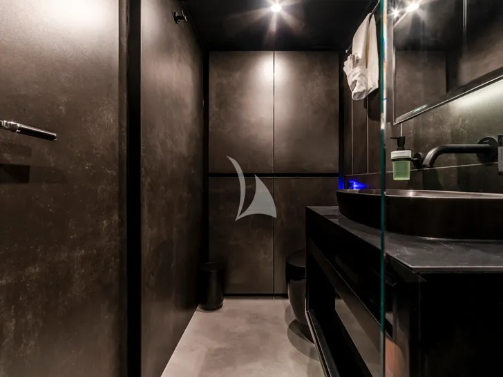 MARIE JOSEPH Sunreef 80 Eco - master cabin bathroom MARIE JOSEPH Sunreef 80 Eco - master cabin bathroom