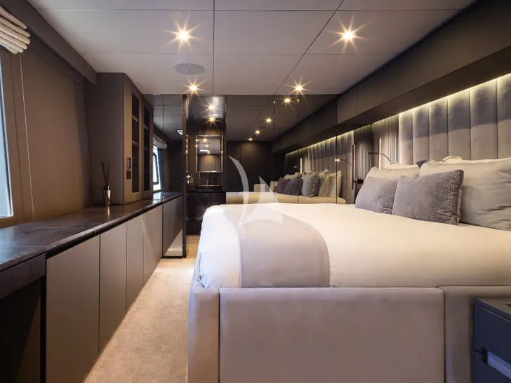 MARIE JOSEPH Sunreef 80 Eco - master cabin bed MARIE JOSEPH Sunreef 80 Eco - master cabin bed