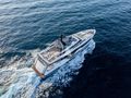 MARICAN FOREVER Ferretti Custom Line 106 - cruising aerial shot MARICAN FOREVER Ferretti Custom Line 106 - cruising aerial shot