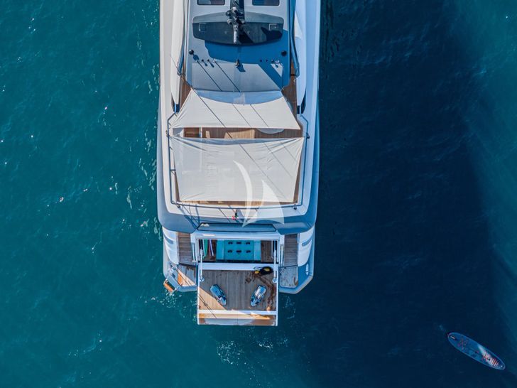 MARICAN FOREVER Ferretti Custom Line 106 - top aft shot MARICAN FOREVER Ferretti Custom Line 106 - top aft shot