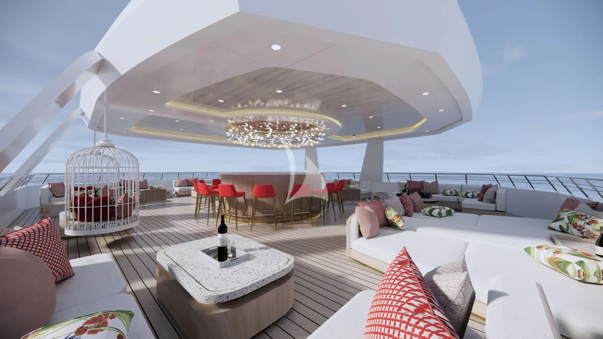 MARMORIS Custom Motor Yacht 40m - sundeck bar
