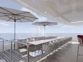 MARMORIS Custom Motor Yacht 40m - upper deck alfresco dining area MARMORIS Custom Motor Yacht 40m - upper deck alfresco dining area