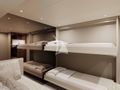 MARY Sanlorenzo SL106 bunk beds