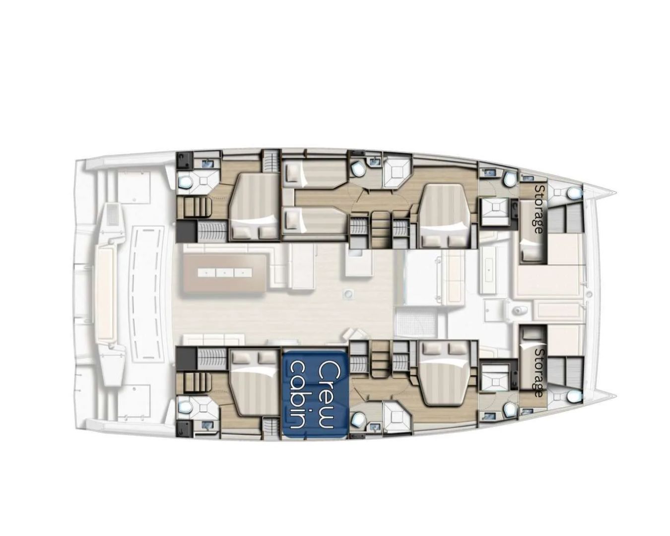 Layout for MASTERMIND II Bali 5.4 - cabin layout