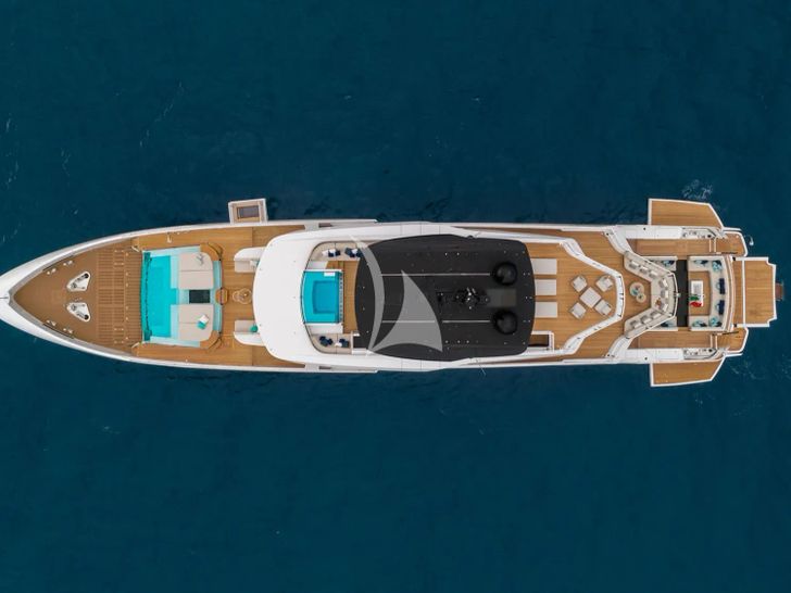 MAVERICK Mangusta Oceano 50 - top aerial shot MAVERICK Mangusta Oceano 50 - top aerial shot