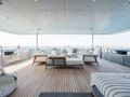 MAXIMILIAN MMIV Sunrise 45 - main aft deck lounge MAXIMILIAN MMIV Sunrise 45 - main aft deck lounge