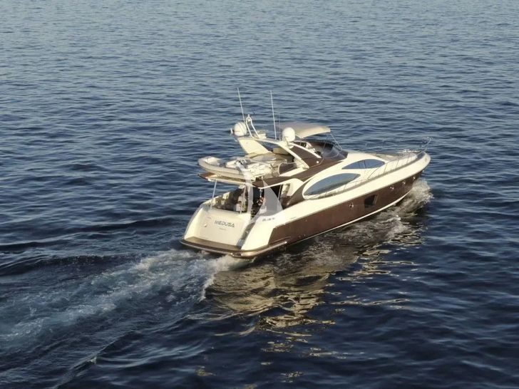 MEDUSA Azimut 68 - cruising aerial shot MEDUSA Azimut 68 - cruising aerial shot