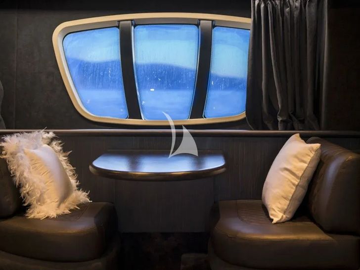 MEDUSA Azimut 68 - master cabin seating area MEDUSA Azimut 68 - master cabin seating area