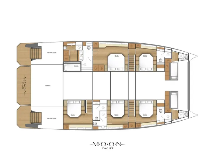 MELTEMI Moon Yacht 70 Power - cabin layout MELTEMI Moon Yacht 70 Power - cabin layout