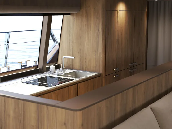 MELTEMI Moon Yacht 70 Power - galley MELTEMI Moon Yacht 70 Power - galley