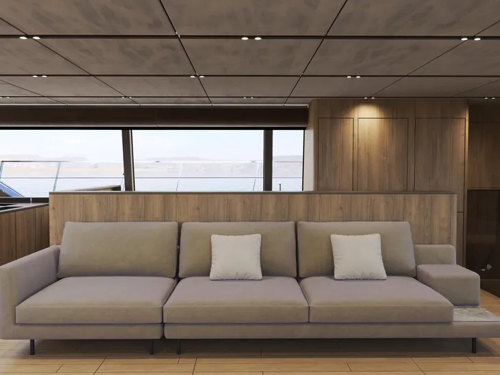 MELTEMI Moon Yacht 70 Power - saloon lounge MELTEMI Moon Yacht 70 Power - saloon lounge