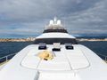 MEME Maiora 24m - foredeck sunbathing area MEME Maiora 24m - foredeck sunbathing area