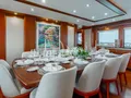 MERCY Sunseeker 121 Yacht - indoor dining MERCY Sunseeker 121 Yacht - indoor dining