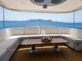 MERVE Broward Marine 40m - aft deck seating MERVE Broward Marine 40m - aft deck seating